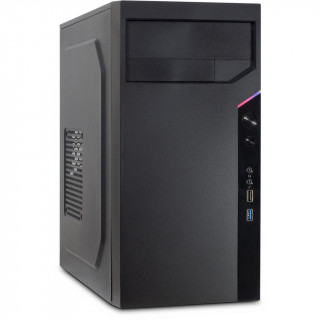 Inter-Tech IT-6505 Retro Micro Tower Fekete PC