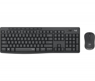 Logitech MK295 Silent Wireless Combo billentyűzet Vezeték nélküli RF Magyar Fekete PC