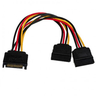 Akyga AK-CA-31 SATA Power -> 2db SATA Power M/F adapter 0.15m PC