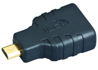 Gembird HDMI micro D -> HDMI M/F adapter fekete 