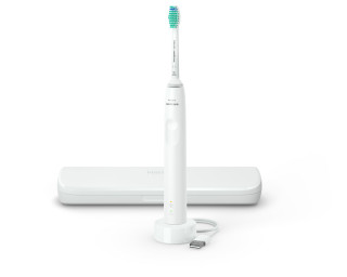 Philips Sonicare S3100 HX3673/13 elektromos fogkefe, fehér utazótokkal 