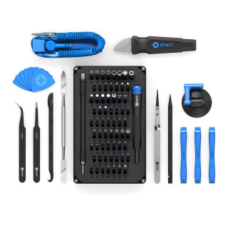 iFixit Pro Tech Toolkit, nyitóeszközök, nyitó csákányok, bitillesztő-készlet 