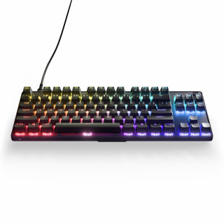 Steelseries Apex 9 TKL USB Mechanikus Gamer Linear OptiPoint Billentyűzet UK (Fekete) (64848) 