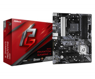 Asrock B550 Phantom Gaming 4 AM4 foglalat ATX AMD B550 