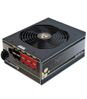 Chieftec Navitas GPM-1250C 1250W 80+ Gold 14cm ventillátorral moduláris tápegység PC