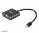 Akasa miniDisplayPort to VGA converter Black thumbnail