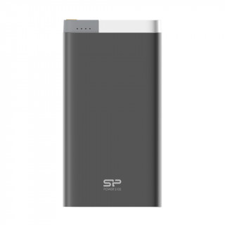 Silicon Power Akkubank - 10000mAh S105 PowerBank Fekete (USB1: DC 5V/2.1A, Lightning connector) Mobil