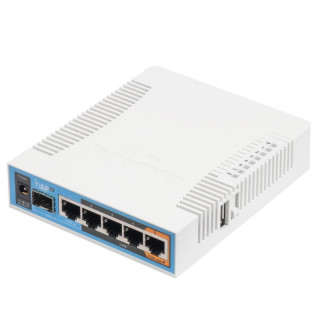 MikroTik hAP ac RouterOS L4 128MB RAM, 5xGig LAN, 2.4/5GHz 802.11ac, 1xUSB,1xSFP PC