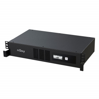 NJOY Szünetmentes 800VA - Code 800 (4 IEC C13, line-interaktív, USB menedzsment, szoftver, LCD kijelző, 2U rack PC