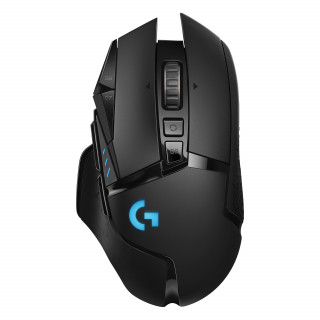 Logitech G502 Lightspeed RGB Vezeték Nélküli Gaming egér, Fekete (910-005567) PC