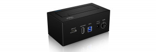 HDD-DOCK Raidsonic Icy Box IB-118U3-SPC (USB3.0) - Fekete PC