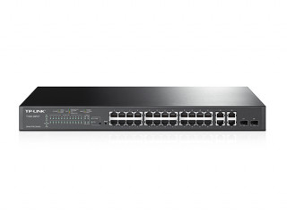 TP-Link TL-SL2428P JetStream™ 24-Port 10/100 Mbps + 4-Port Gigabit Smart Switch with 24-Port PoE+ PC