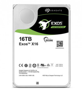 HDD Seagate Exos X16, 3.5', 16TB, SATA/600, 7200RPM, 256MB cache PC