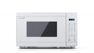 SHARP YC-MG02EC 20L, digitális, grilles mikrohullámú sütő FEHÉR Otthon