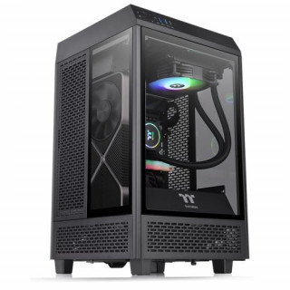 Thermaltake The Tower 100 Mini Tower Fekete PC