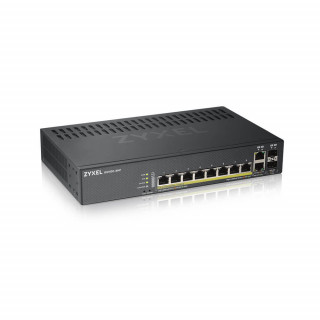 ZyXEL GS1920-8HPv2 8port GbE LAN PoE (130W) 2port Gbe combo RJ45/SFP L2 menedzselhető switch PC