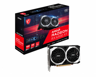 MSI Radeon RX 6500 XT Mech 2X 4GB GDDR6 OC videokártya (V508-003R) PC