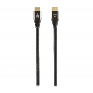 Spartan Gear - HDMI 2.1 Kábel (hossza: 1,5m - Cink ötvözet aranyozott csatlakozóval) PC