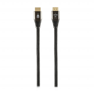 Spartan Gear - HDMI 2.1 Kábel - 1,5 m; cink ötvözet aranyozott csatlakozó PC