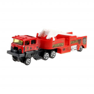 Hot Wheels - Száguldó kamionok - Firehouse Fueler (HFC96) Játék