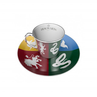 Harry Potter teáscsésze 4 ház logó 