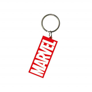 Marvel Logo Gumi Kulcstartó Ajándéktárgyak