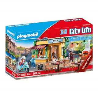Playmobil Pizzéria kerthelyiséggel (70336) Játék