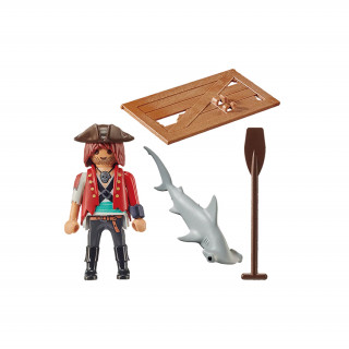 Playmobil Kalóz tutajjal és pörölycápával (70598) Játék