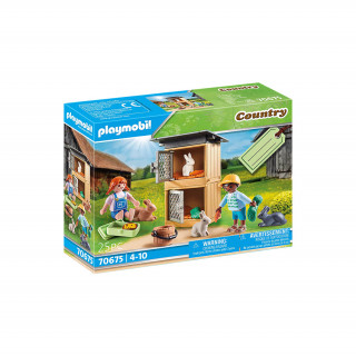 Playmobil Ajándékszett "Nyuszietetés" (70675) Játék