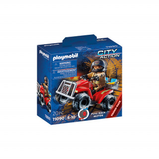 Playmobil - Tűzoltó Speed Quad (71090) Játék