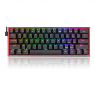 Redragon Fizz Pro red switch vezeték nélküli billentyűzet - fekete (K616-RGB_RED_HU) 