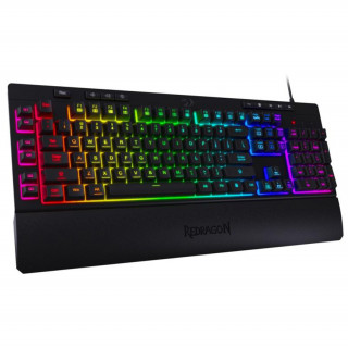 Redragon Shiva RGB Membrane Gaming billentyűzet - fekete (K512RGB_HU) 