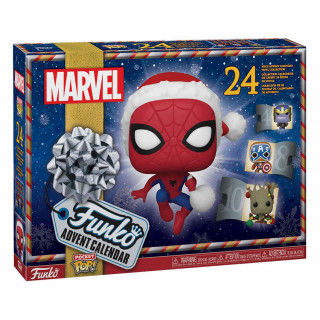 Funko Pop! Marvel Pocket: Marvel Holiday Adventi Naptár Ajándéktárgyak