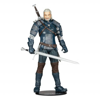 The Witcher Akciófigura Ríviai Geralt (Viper Páncél: Kékeszöld festés) AJÁNDÉKTÁRGY