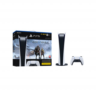 PlayStation 5 825GB Digital Edition + God of War Ragnarök (használt) 