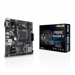 ASUS PRIME B450M-K AMD B450 SocketAM4 mATX alaplap PC