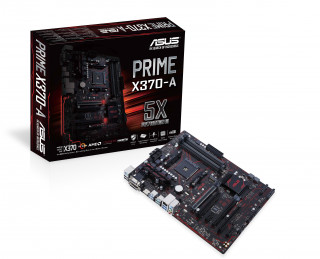 ASUS PRIME X370-A AMD X370 SocketAM4 ATX alaplap 