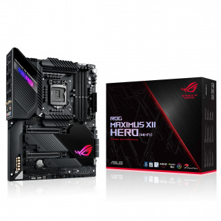 Asus Alaplap - Intel ROG MAXIMUS XII HERO (WI-FI) s1200 (Z490, 2xDDR4 4800MHz, 6xSATA3, 3xM.2, RAID, 6xUSB2.0,11xUSB3.2) PC