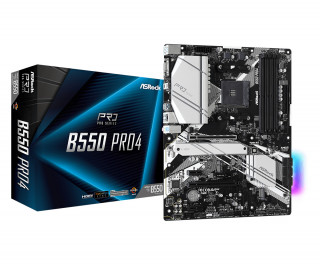 Asrock B550 Pro4 AM4 foglalat ATX AMD B550 