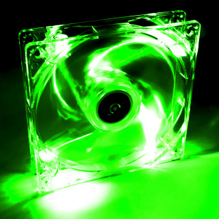 Akyga AW-12A-BG System Fan 12cm Green LED oem 