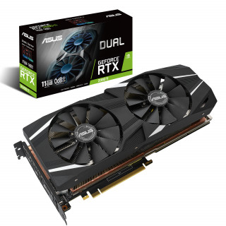 ASUS DUAL-RTX2080TI-11G 11GB GDDR6 352 bit videokártya PC