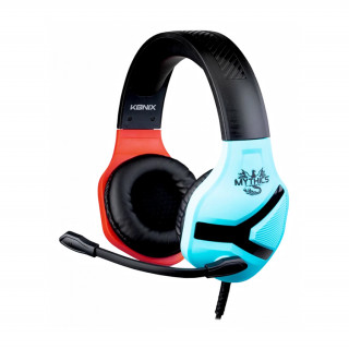 Mythics Nemesis Nintendo Switch kék-piros gamer headset Switch