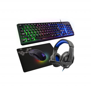 The G-Lab Gaming kit - 4 in 1 COMBO SELENIUM HU (KEYZ 160 billentyűzet, KULT 170 egér, egérpad, KORP 100 headset,magyar) 