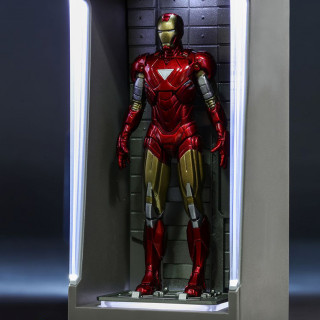 Hot Toys Marvel Miniature: Iron Man 3 (Mark 6 with Hall of Armor) Figura 