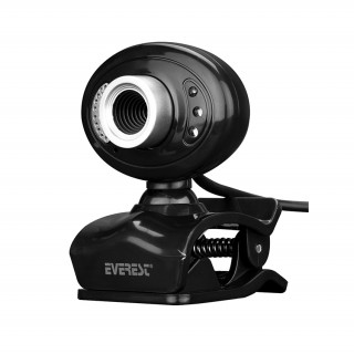 Everest SC-826 webcamera (640x480, USB, Fekete) 
