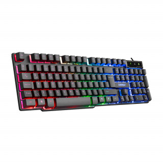 Everest KB-188 "Borealis Rainbow" Gamer Billentyűzet PC