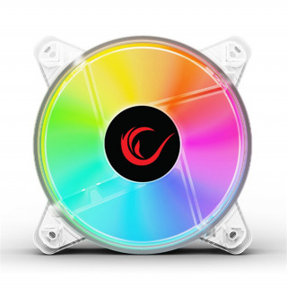 Rampage 6C-121 RGB Ház Hűtő 12 cm (Fehér) PC