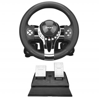 Snopy V5H Gaming Wheel USB Metallic Pro  (PC, Pedál szett váltóval) (használt) MULTI