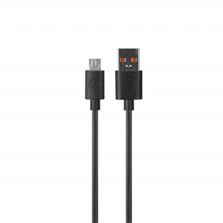 S-Link kábel - AND-KC19S (2.4A, Micro USB, 100cm adat+töltőkábel, fekete) Mobil