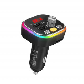 S-Link FM Transmitter - SL-BT306 (5V/3.1A, Bluetooth, 2db USB,Micro SD, RGB) Mobil